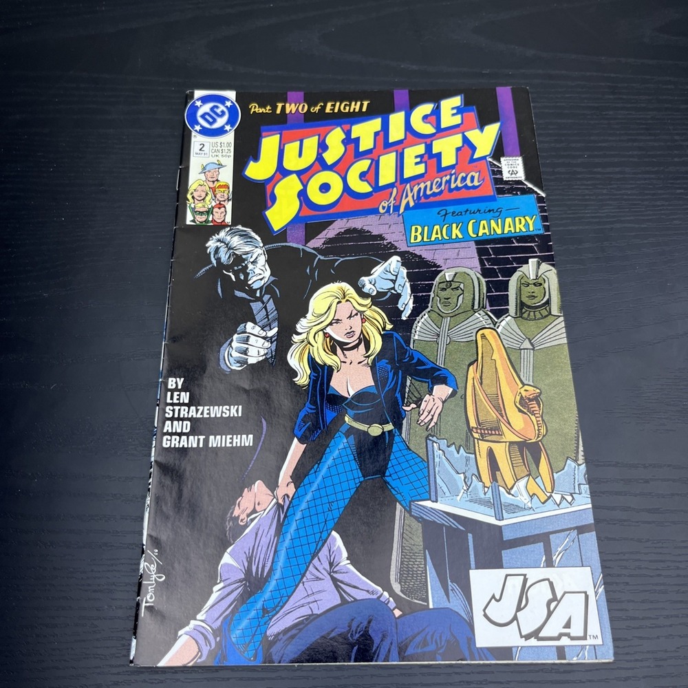 DC Comics Justice Society Of America Issue #2 Vengeance BLACK CANARY Comic 1991